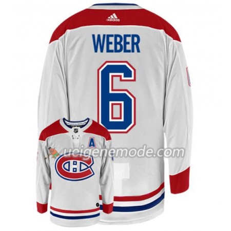 Herren Eishockey Montreal Canadiens Trikot SHEA WEBER 6 Adidas Weiß Authentic